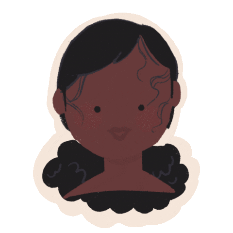Happy Woman Sticker