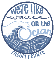 rachelreinertmusic blue water like wave Sticker