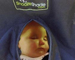 SnoozeShadeHQ baby sleep snoozeshade snooze shade baby travel GIF