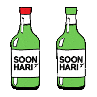 lotteliquorsoonhariusa soju lotte soonhari soonhari usa Sticker