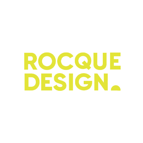 Rocque_design giphyupload design branding neonyellow Sticker