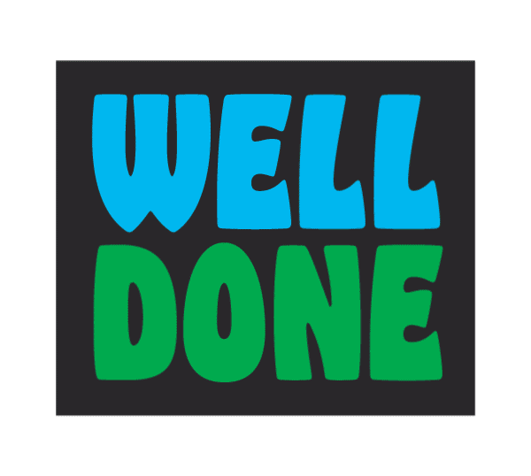 Well Done Good Job Sticker by Scholastic Book Fairs®