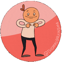 Hungry Dance Sticker by Thomas Bruinsma