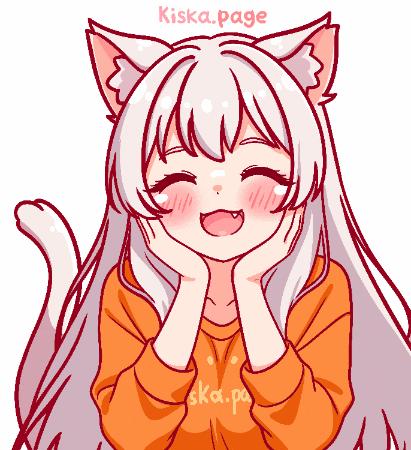 kiska_sempai happy art anime animation GIF