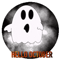 Halloween Ghost Sticker