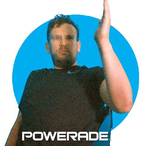 PoweradeAu happy sport wow yes Sticker