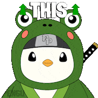 Penguin Yes Sticker by Pudgy Penguins