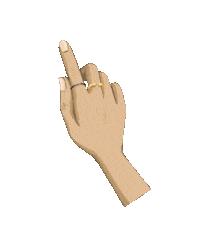 Hand 指 Sticker by hahaha-design