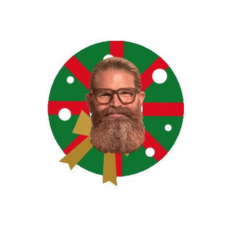 Merry Christmas Circle Sticker by Niedersachsen-Ticket