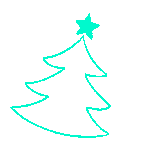 Christmas Tree Sticker by MASSIVE ART