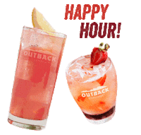 Happy Hour Drink Sticker by Outback Steakhouse