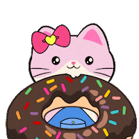 Hungry Feed Me Sticker by Silly Kitties