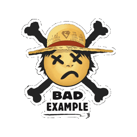One Piece Example Sticker