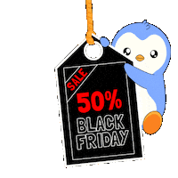 Add To Cart Black Friday Sticker by Pudgy Penguins