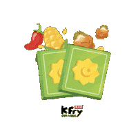 Chicken Cheese Sticker by K Fry My