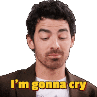 Im Gonna Cry Jonas Brothers Sticker by First We Feast