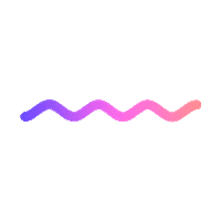 daraart wave worm line snake Sticker