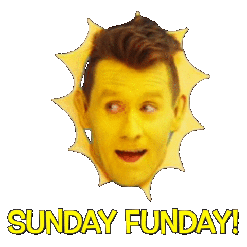 Happy Sunday Sun Sticker by Travis