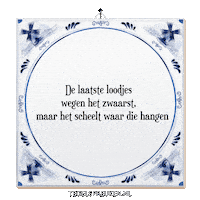Humor Focus Sticker by Tegelspreuken.nl