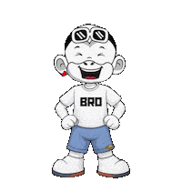 Bro Sticker by Zhot Shop