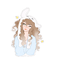 Star Bunny Sticker