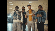 raksuofficial reaction dance smile shock GIF