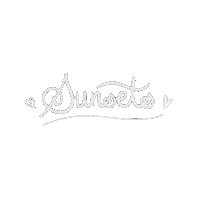 Sunset Lover Sun Sticker