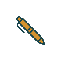 Pencil Pen Sticker by studio tent