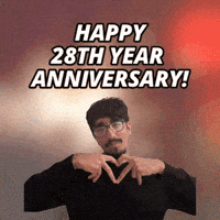 28 Year Anniversary GIF