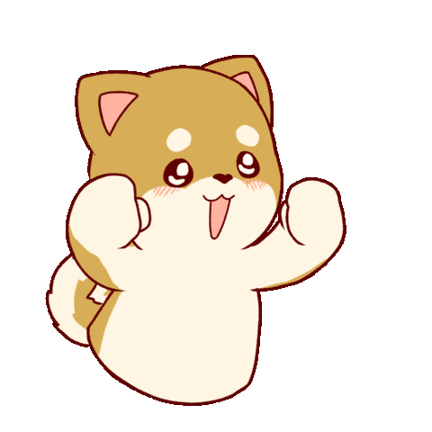 kuromies_xxx reaction happy dog excited Sticker