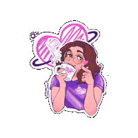 Sahchan Sticker