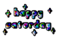 Good Morning Rainbow Sticker