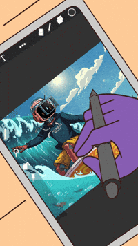 Illustration Design GIF