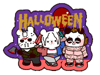 Harley Quinn Halloween Sticker by Shiny bear