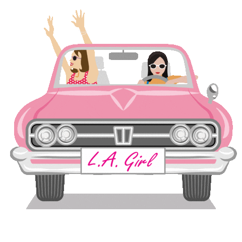 Music Festival Pink Car Sticker by L.A. Girl