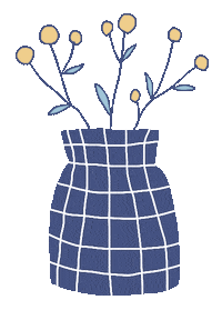 Flowers Vase Sticker