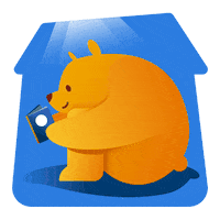 At Home Sticker by Cal