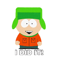 Proud Kyle Broflovski Sticker by South Park