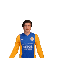 blauwgeel football voetbal veghel zaterdagvoetbal Sticker