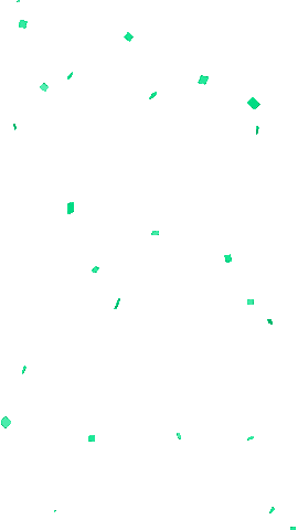 green giphetti Sticker