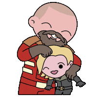 Head Rub Sticker by Marvel Studios