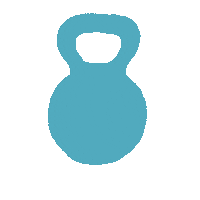 shopatmove exercise move kettlebell lets move Sticker
