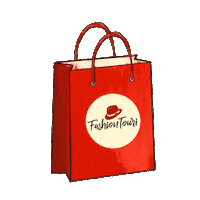 Red Hat Shopping Sticker by FashionTouri