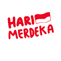 Indonesia Independence Sticker by yessiow