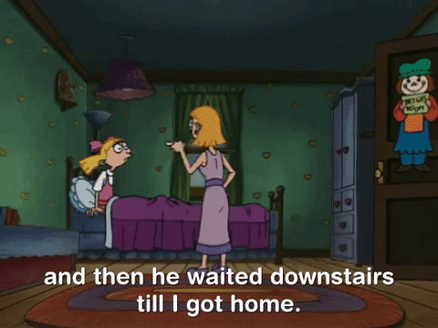 hey arnold nicksplat GIF