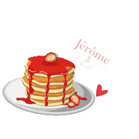 Pancake Sticker by Jerome Chocolat