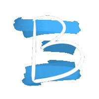 Sky Blue B Sticker