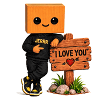 I Love You Sticker by JERRR Box