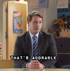 beck bennett love the sassy blink blink GIF