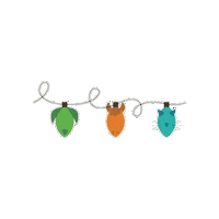 Christmas Lights Sticker by Kentucky Humane Society